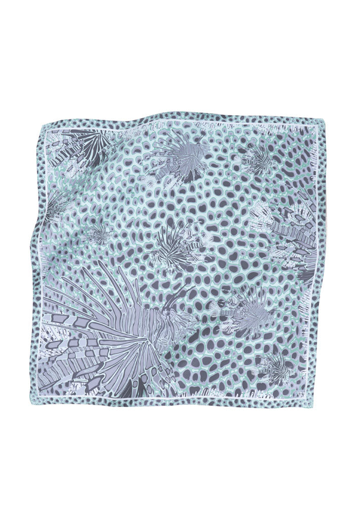 Mascada Coral Caribe Verde 90 cm