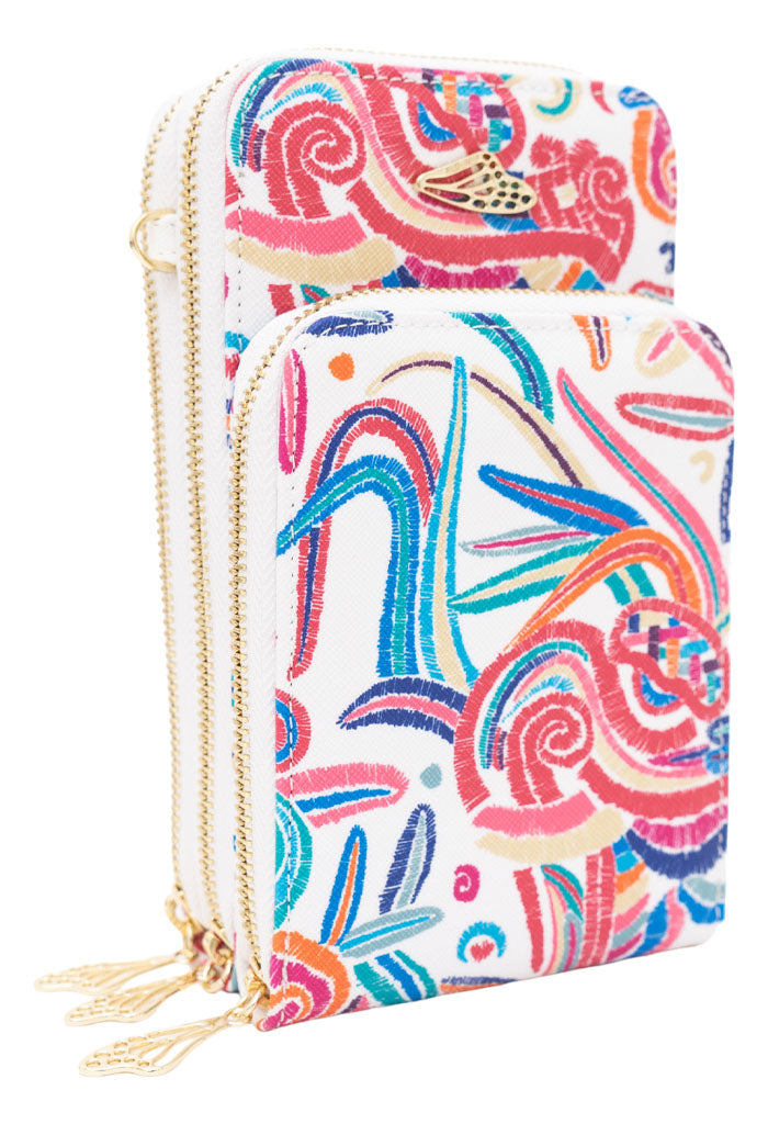 Porta Celular Naab Saffiano Quetzalcóatl