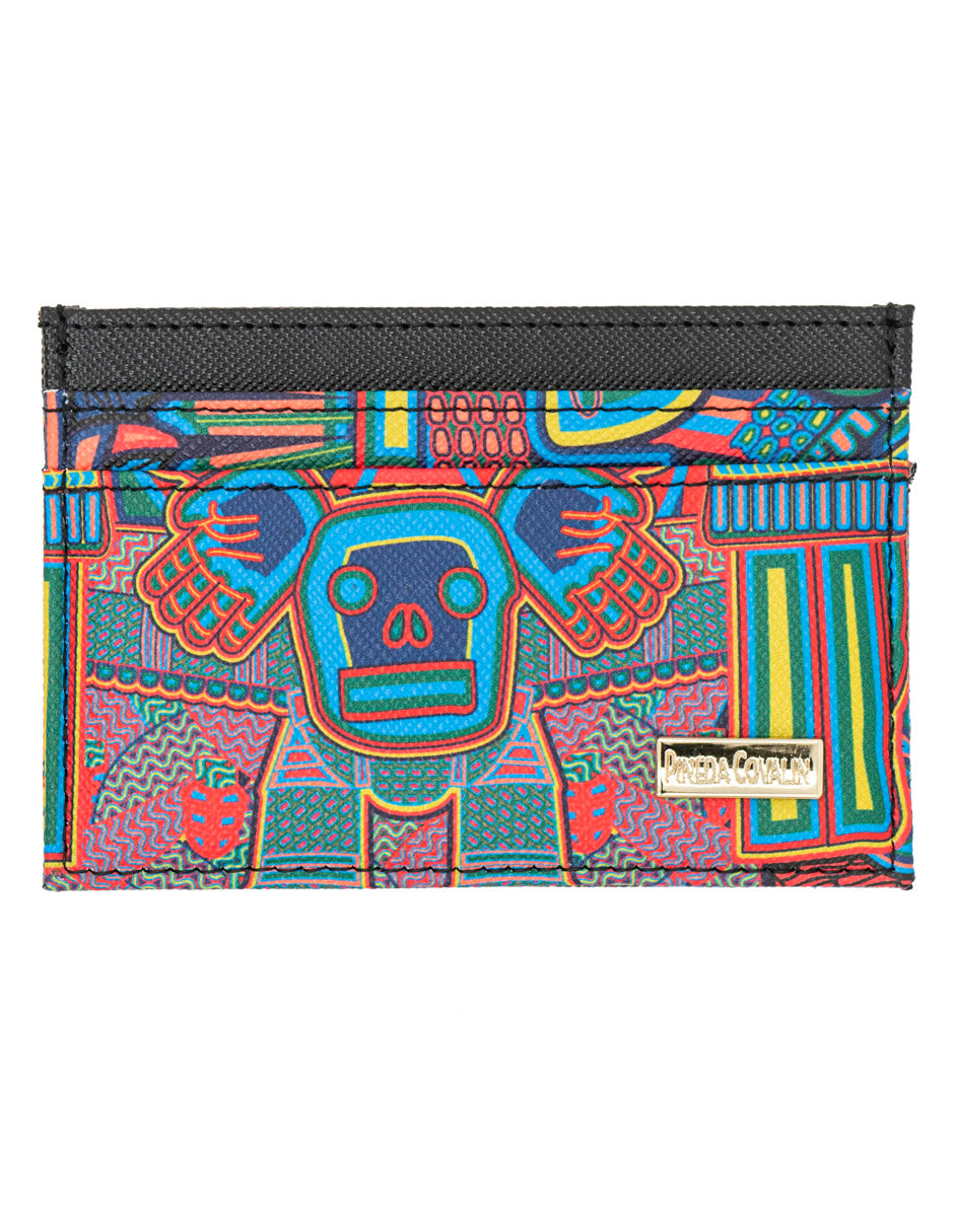 Tarjetero Kuxtal Saffiano Diosas Mexicas