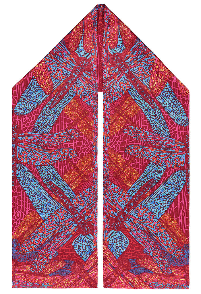 Bufanda Doble Vista Libélula