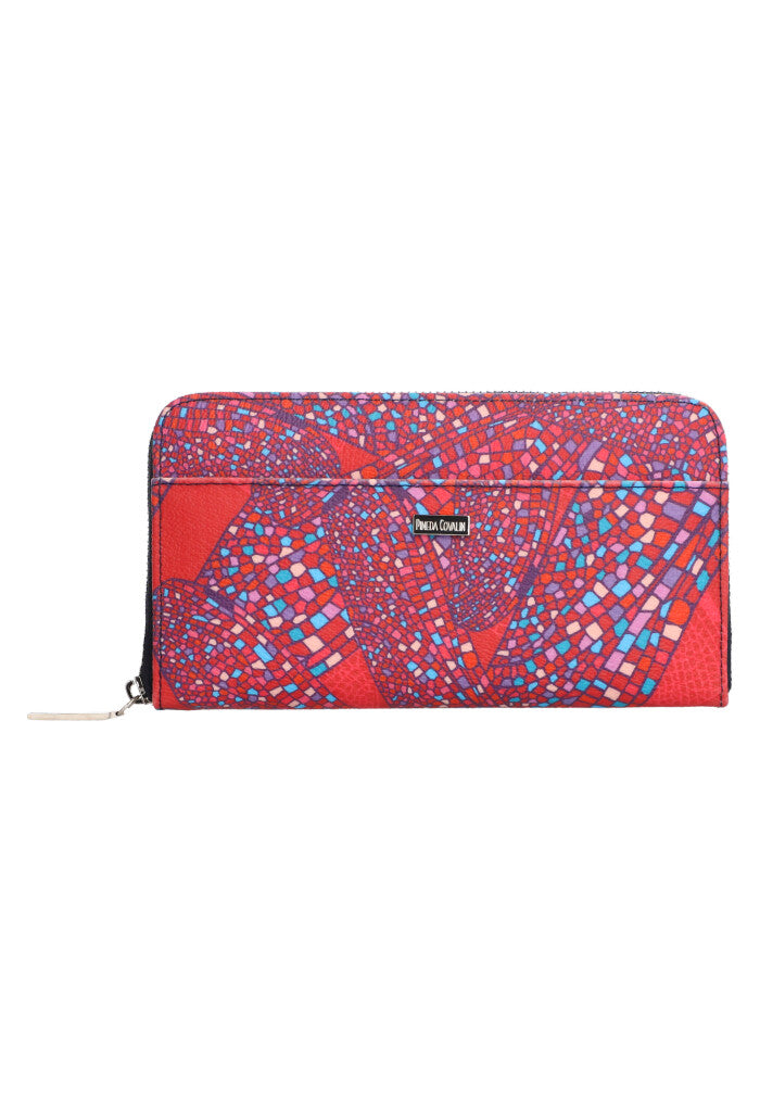 Cartera Grande Libélula Rojo
