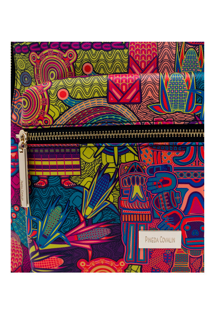 Backpack Nuuk Diosas Mexicas Morado