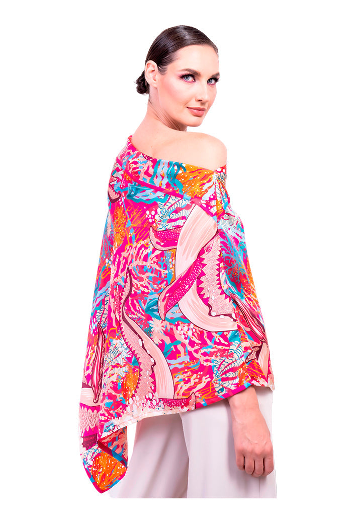 Poncho Ballena Gris