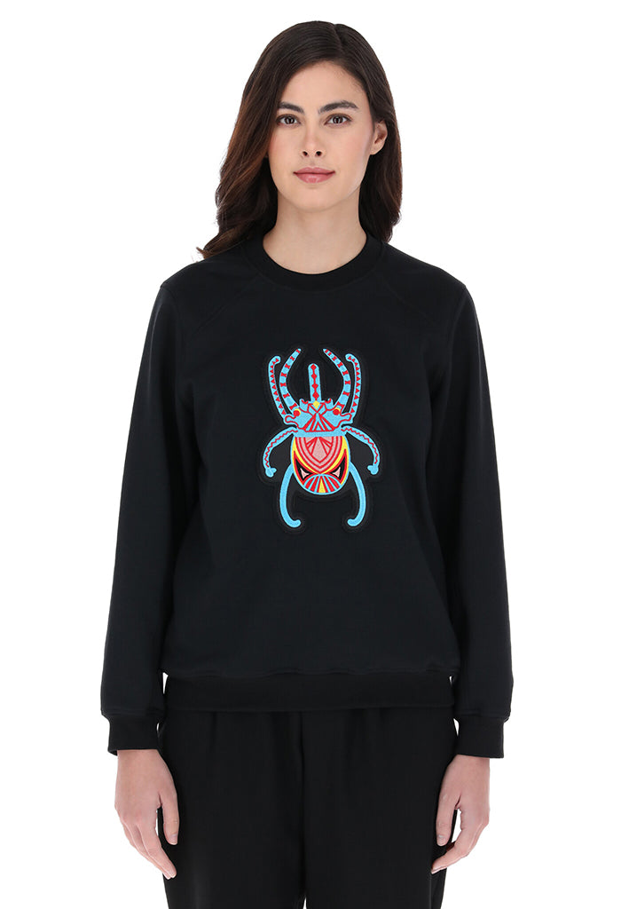 Sudadera Beyeri Hongos Déco Turquesa