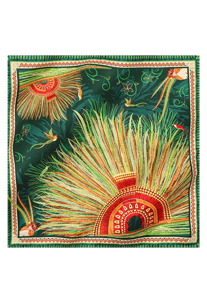 Mascada Arte Plumaria 90 cm