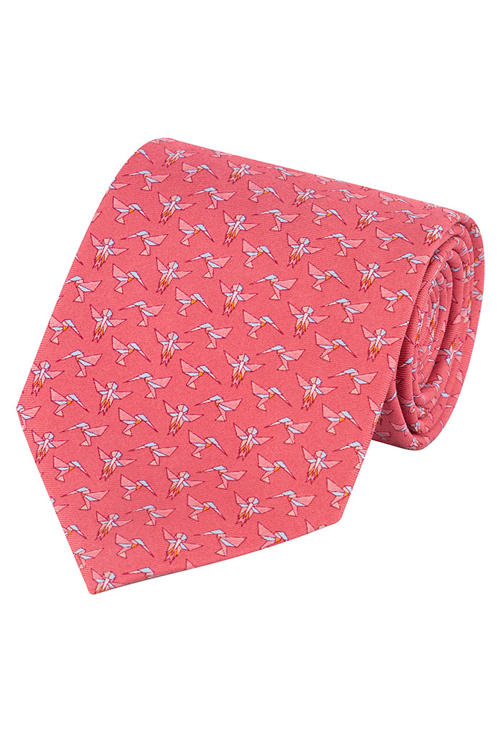 Corbata Colibrí Origami