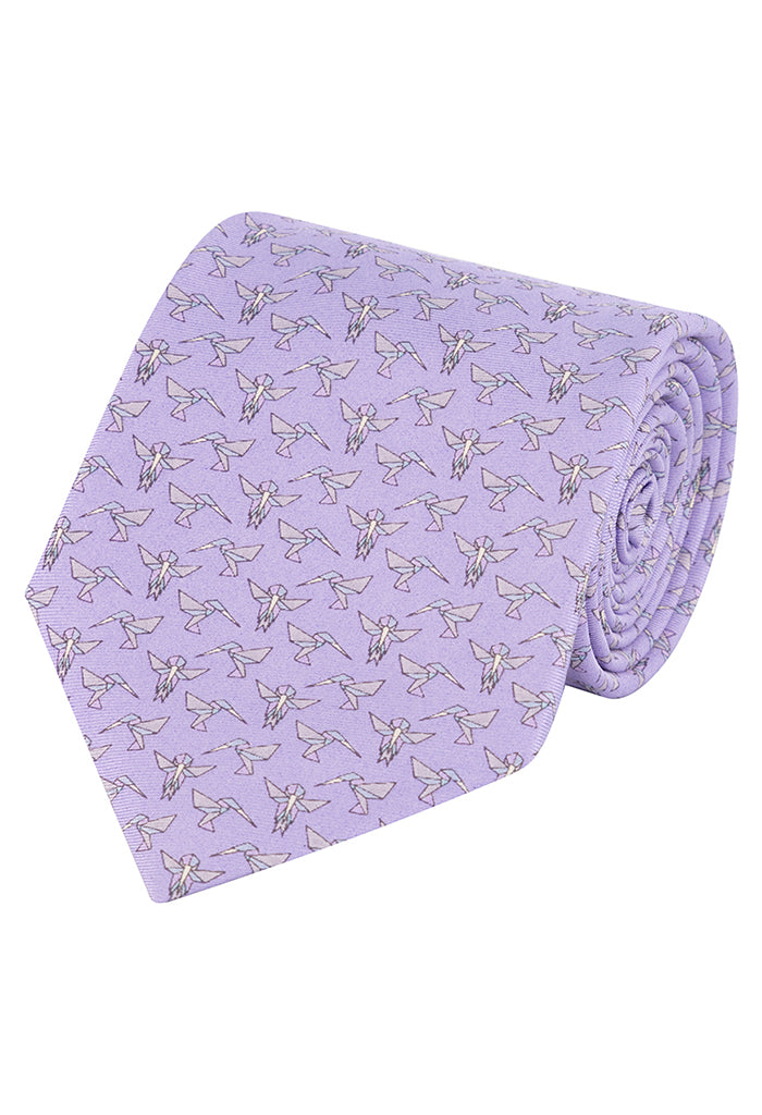 Corbata Colibrí Origami