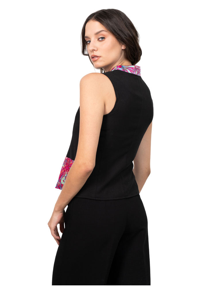 Chaleco Combinado Ajolotes Fucsia