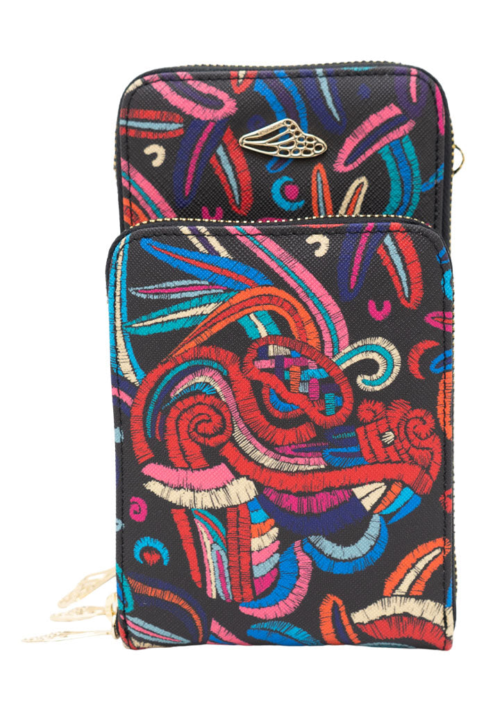 Porta Celular Naab Saffiano Quetzalcóatl