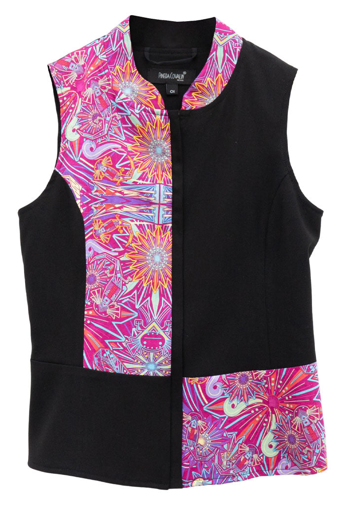 Chaleco Combinado Ajolotes Fucsia