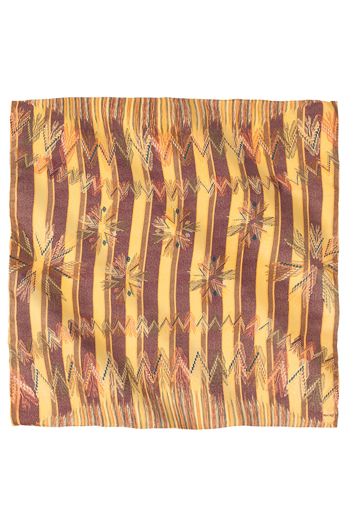 Mascada Sueño Maya Amarillo 90 cm