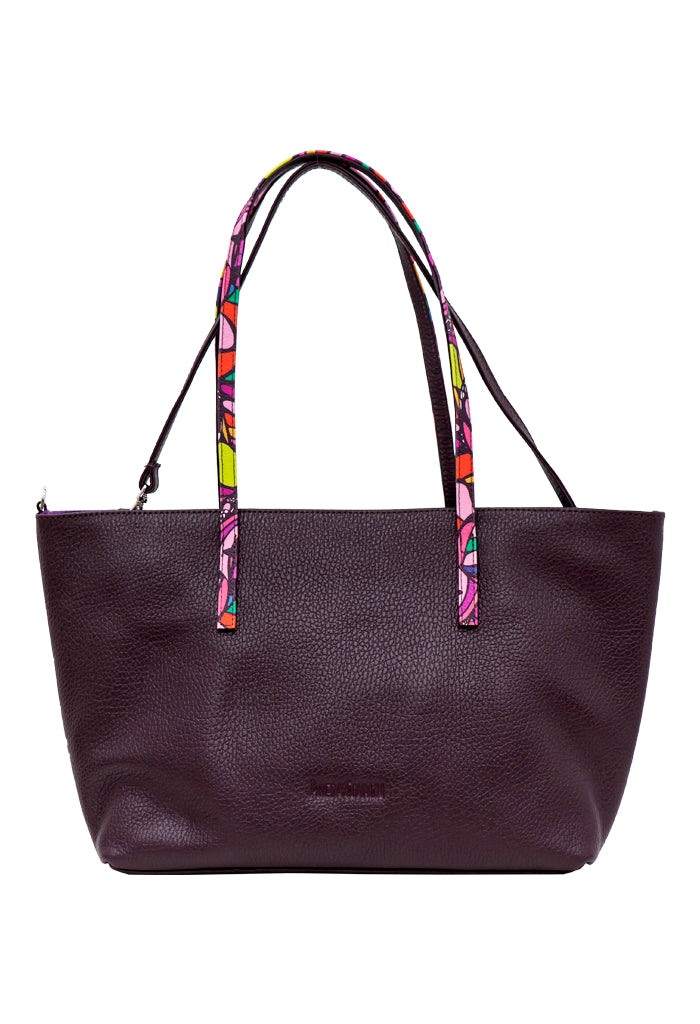 Tote Ocpan Uva Mariposa Abstracta