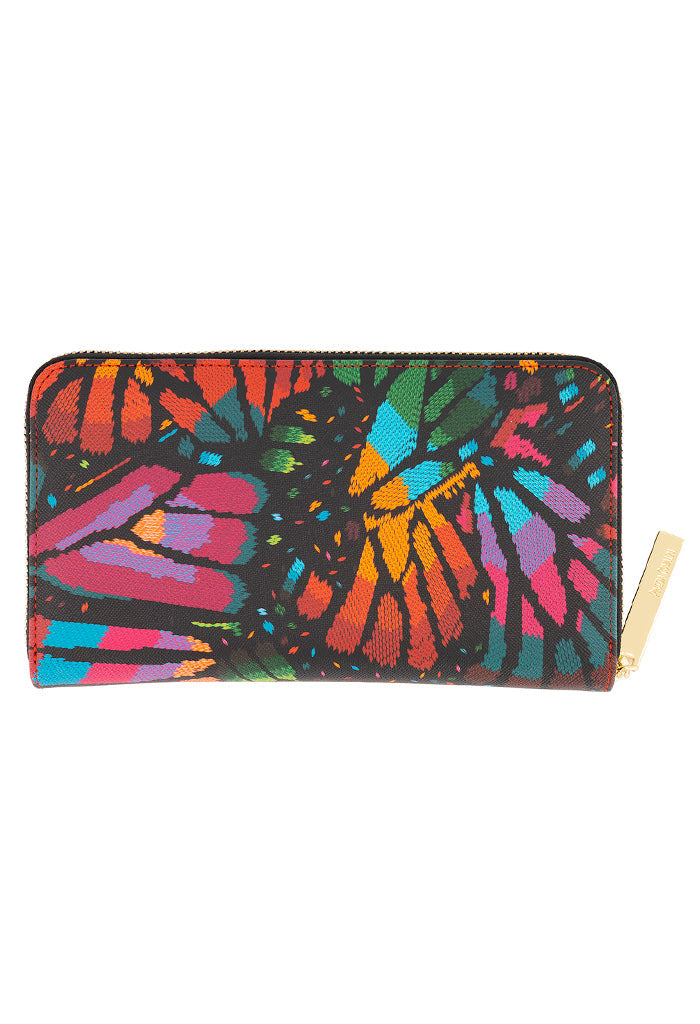 Cartera Grande Saffiano Mariposa Bordada