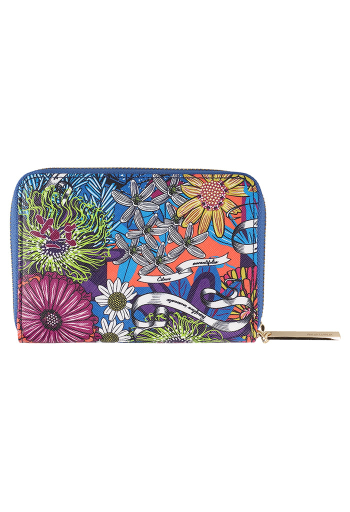 Cartera Mediana Saffiano Herbolaria Flores