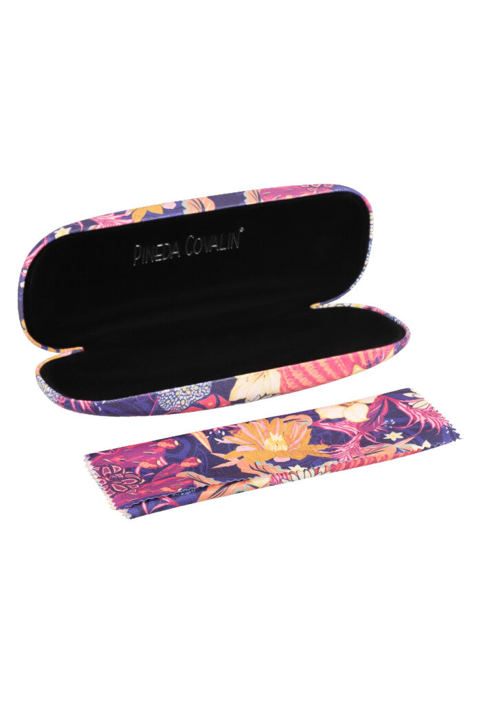 Estuche Lentes Cactáceas Jardín Botánico Lila
