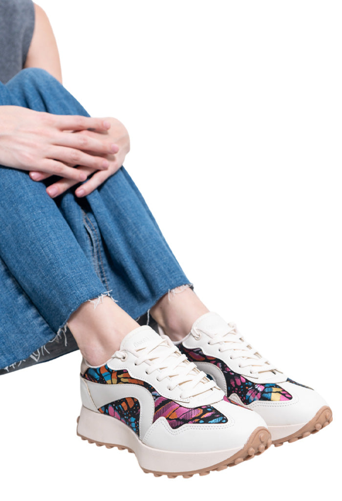 Tenis Uekpini  Mujer Mariposa Bordada Original