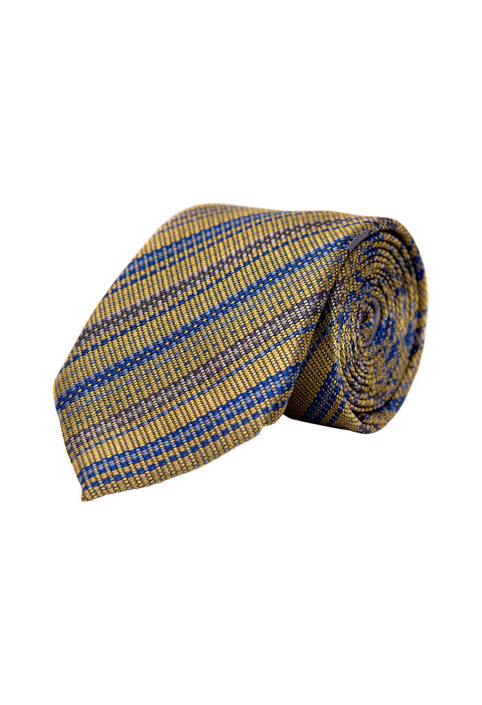 Corbata Jacquard Urdimbre y Trama Líneas