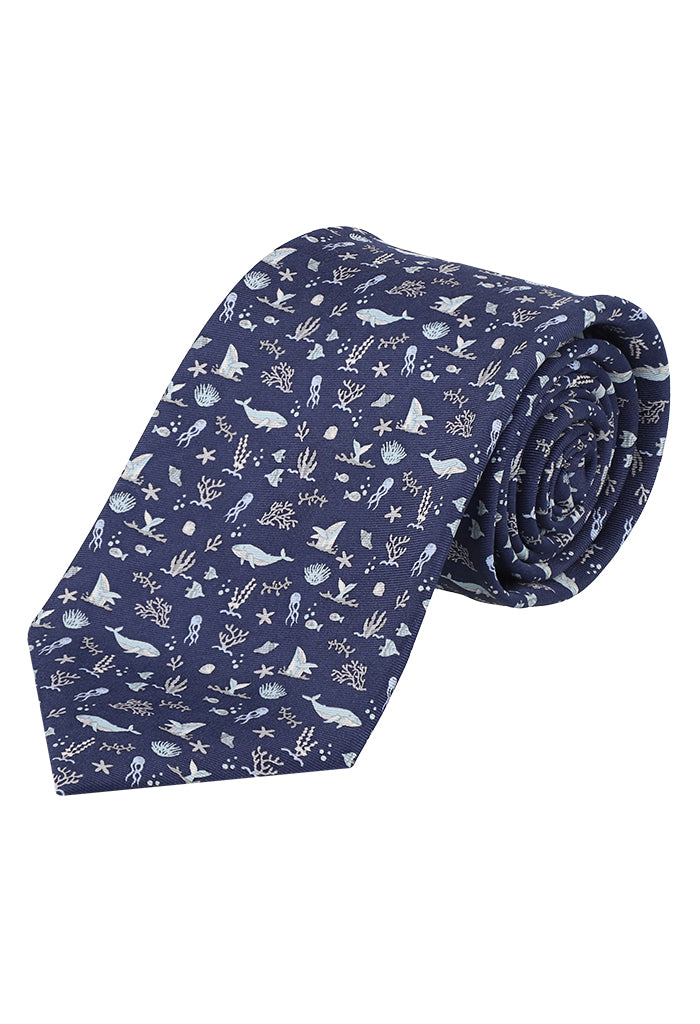 Corbata Ballena Gris