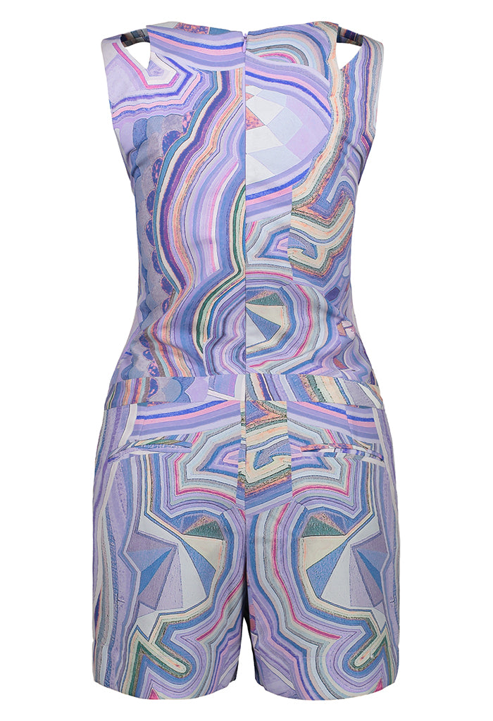 Jumpsuit Corto Bendiciones para México Morado