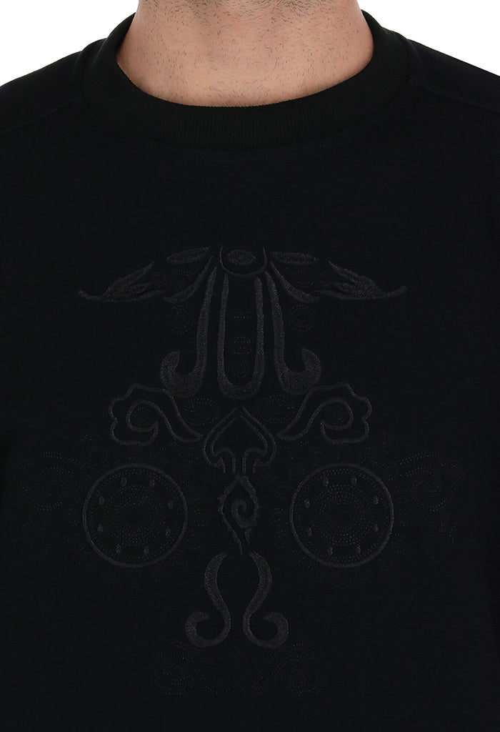 Sudadera Calavera Tzompantli Negro