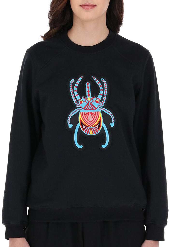 Sudadera Beyeri Hongos Déco Turquesa