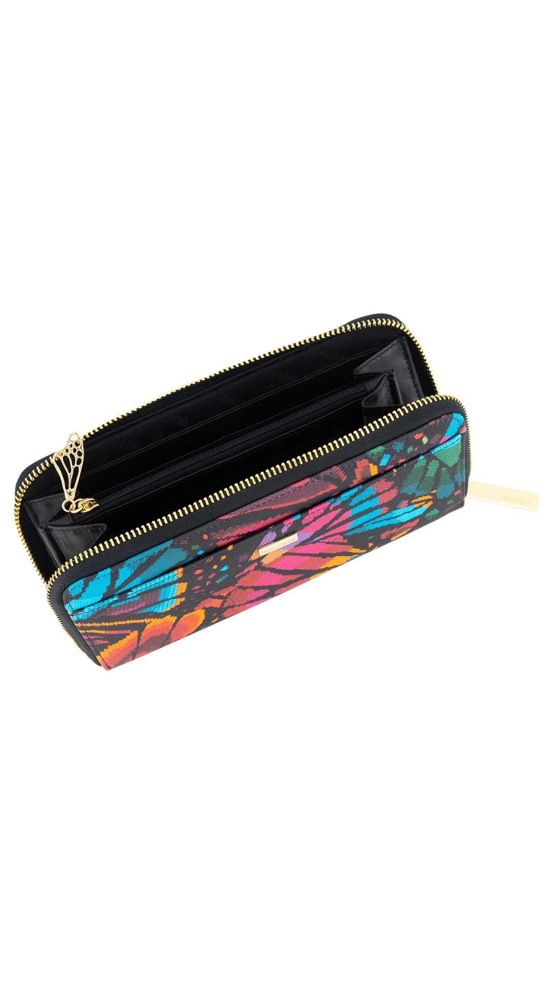 Cartera Grande Saffiano Mariposa Bordada