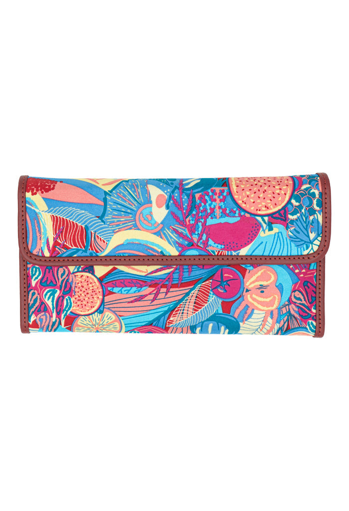 Cartera Bolsillo Seda Fruta Mexicana
