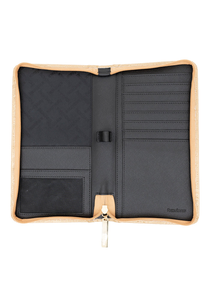 Porta Documentos Kóoch Saffiano Grabado Mariposa