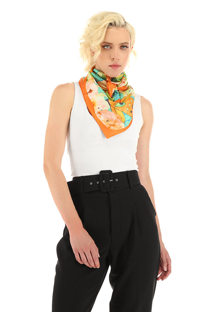 Mascada Carnavales Latinoamericanos Verde 90 cm