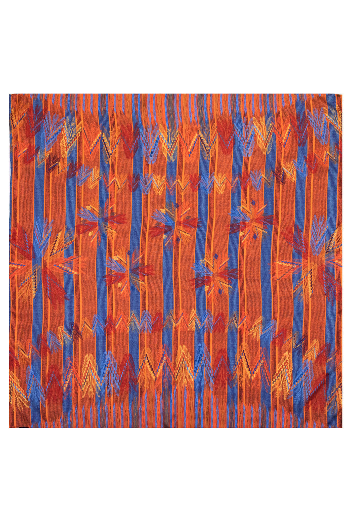 Mascada Sueño Maya Naranja 90 cm