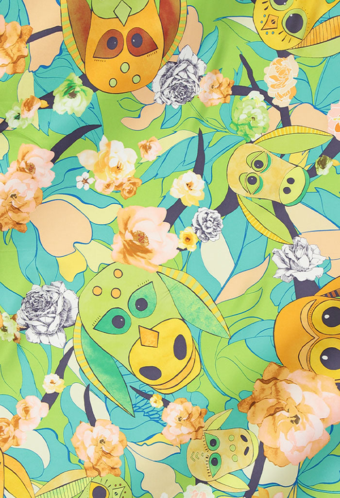 Mascada Carnavales Latinoamericanos Verde 90 cm