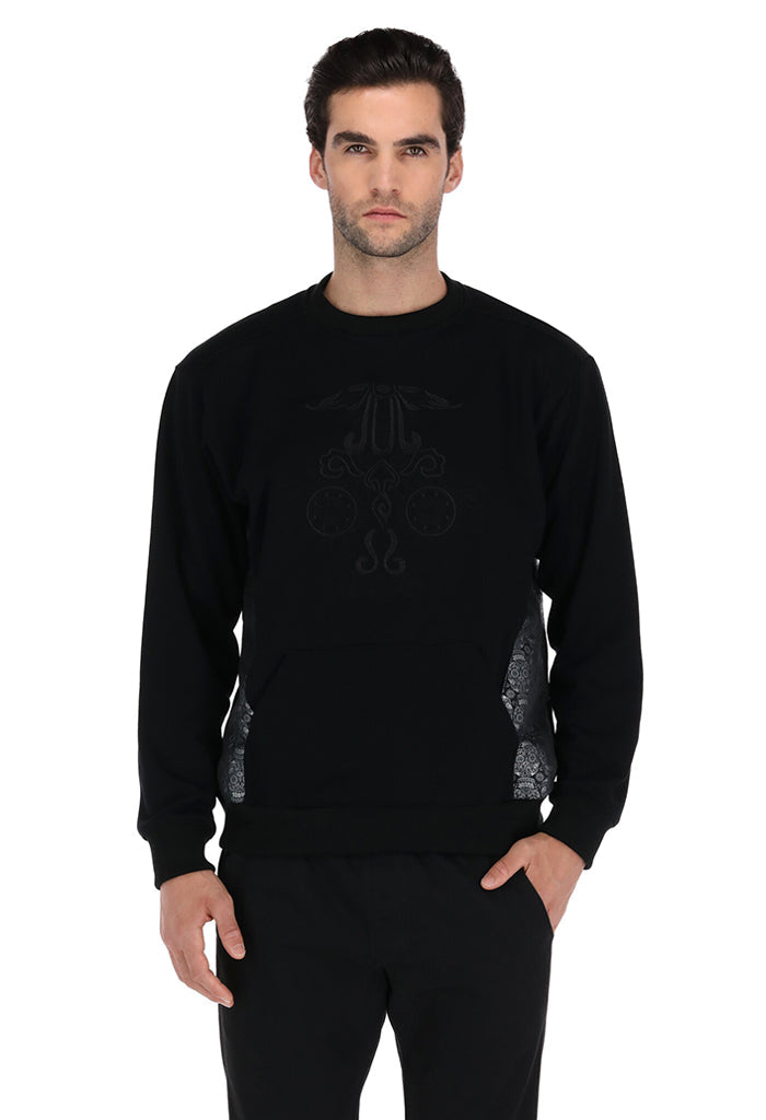 Sudadera Calavera Tzompantli Negro