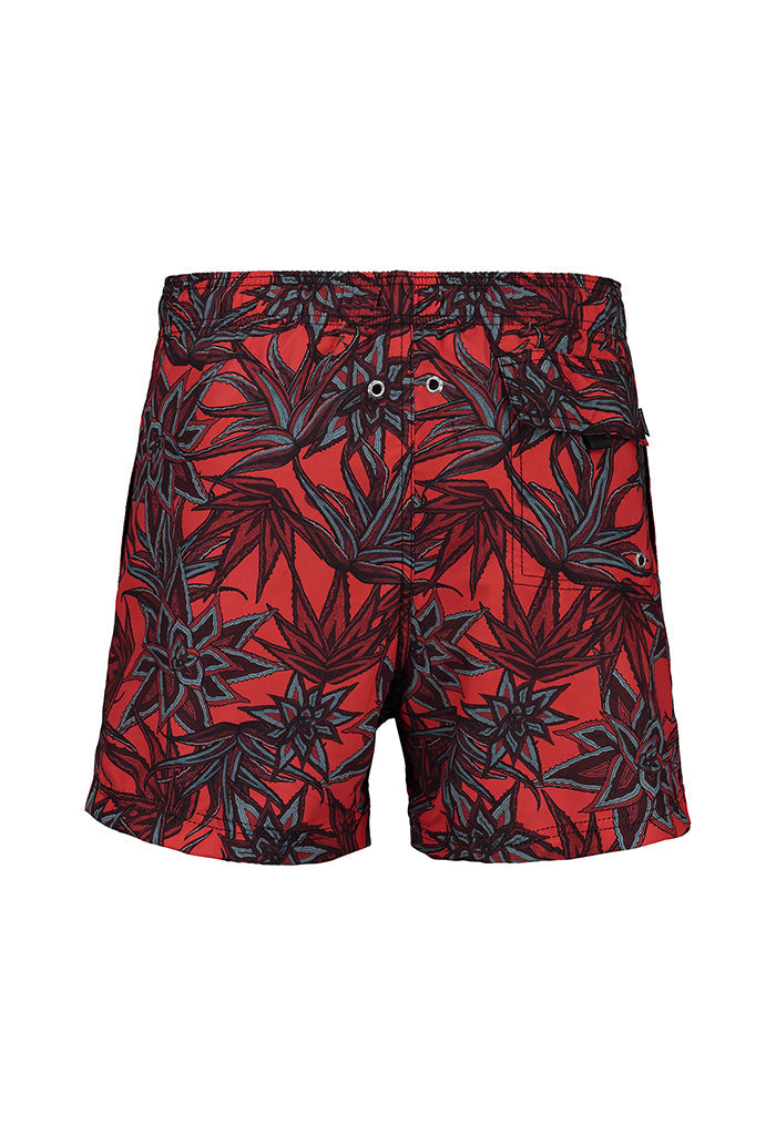 Traje de Baño Amaxtlatl Santuario Cactáceas Rojo