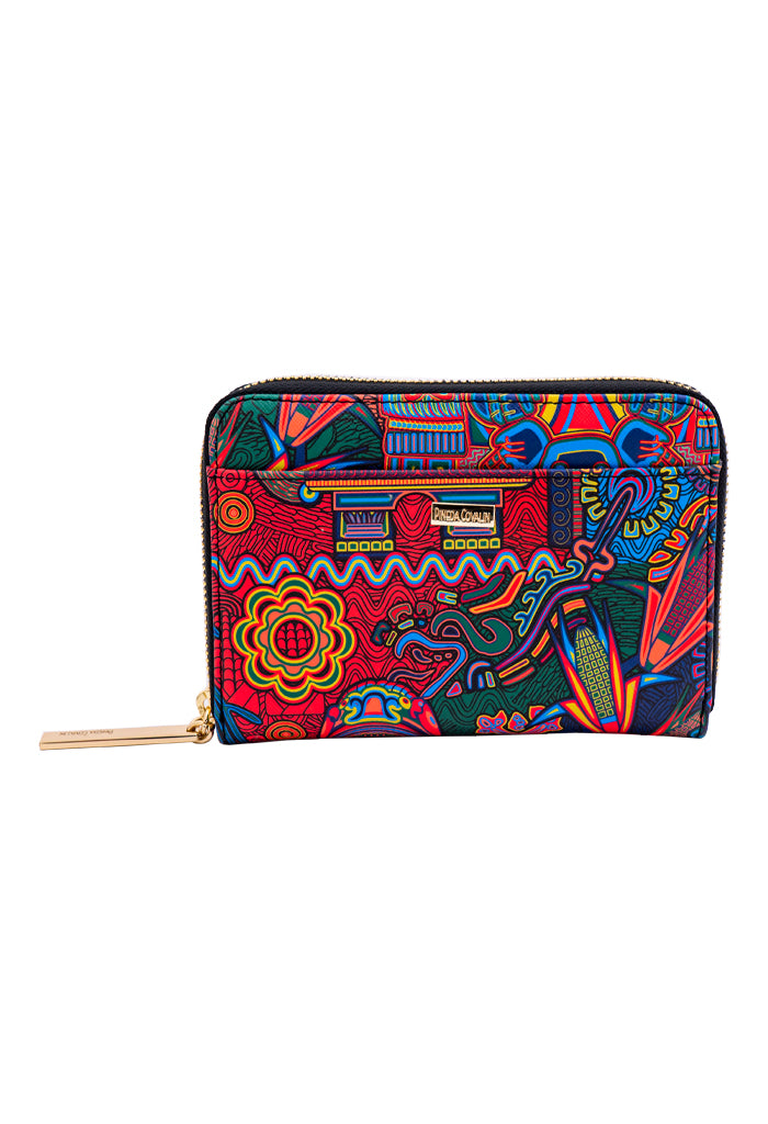 Cartera Mediana Saffiano Diosas Mexicas Original