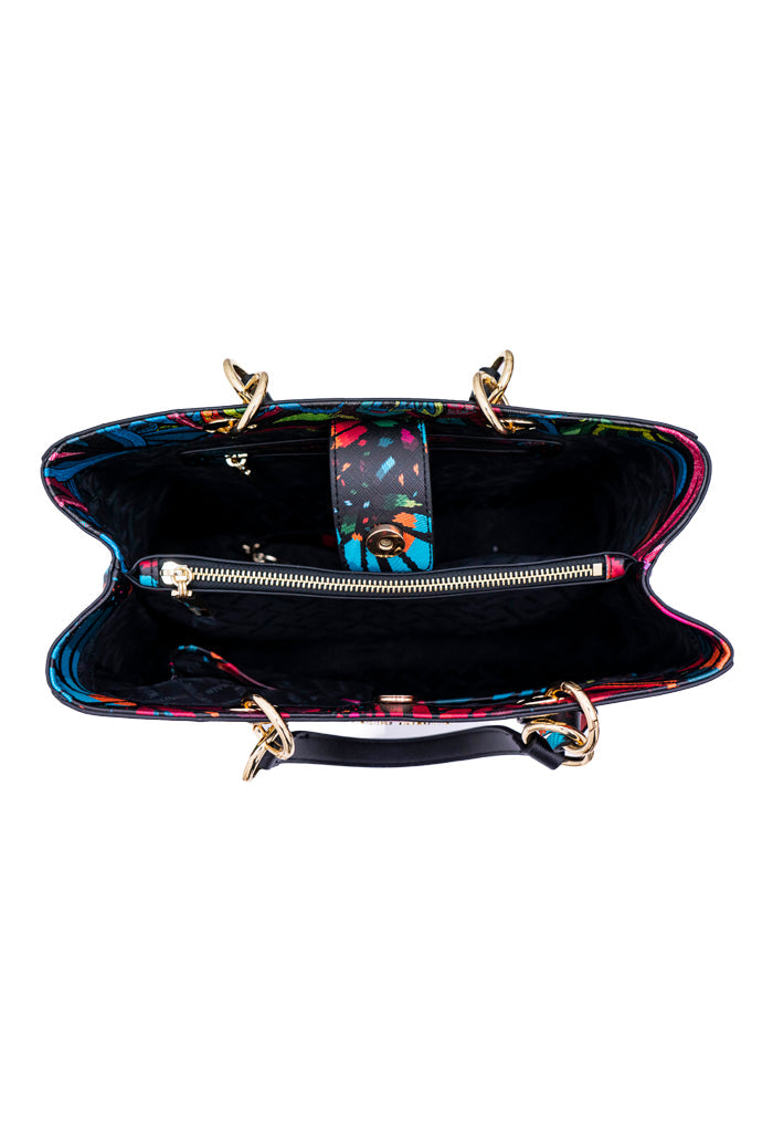 Bolsa Kaxan Saffiano Mariposa Bordada Original