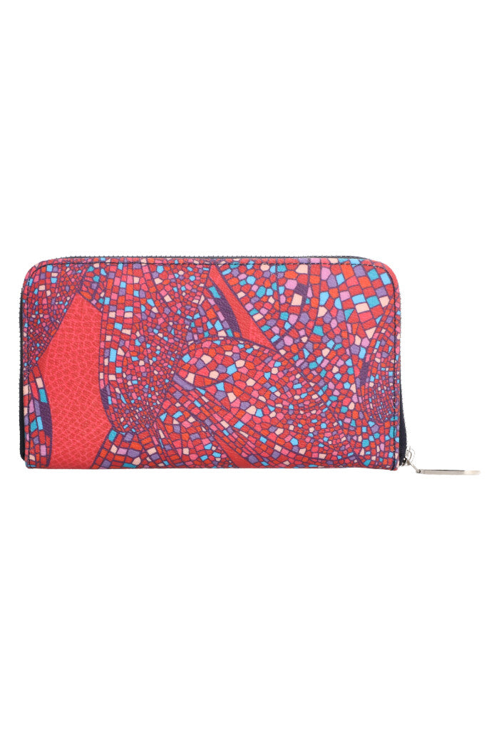 Cartera Grande Libélula Rojo