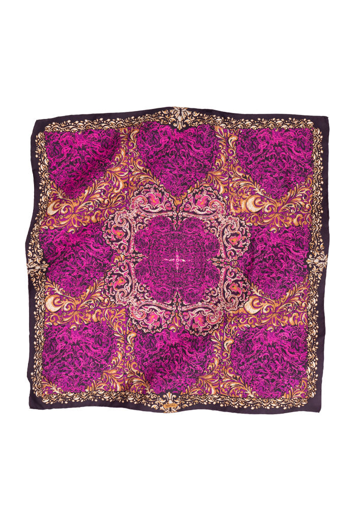 Mascada Corazón Rosa Barroco 90 cm