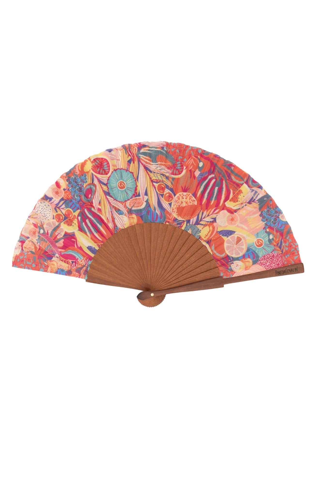 Abanico Iik Frutas Mexicanas Azul