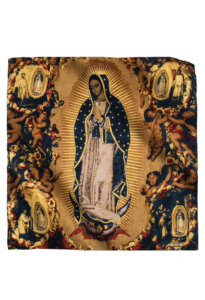 Mascada Virgen 90 cm con Cristal