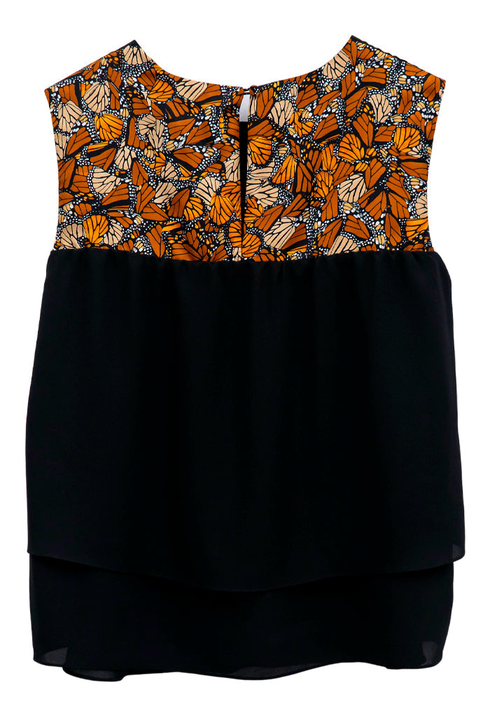 Blusa Pétalos Mariposa Monarca Original