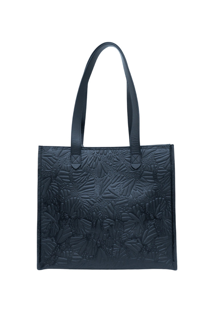 Tote Xunaán Grabado Mariposa Negro