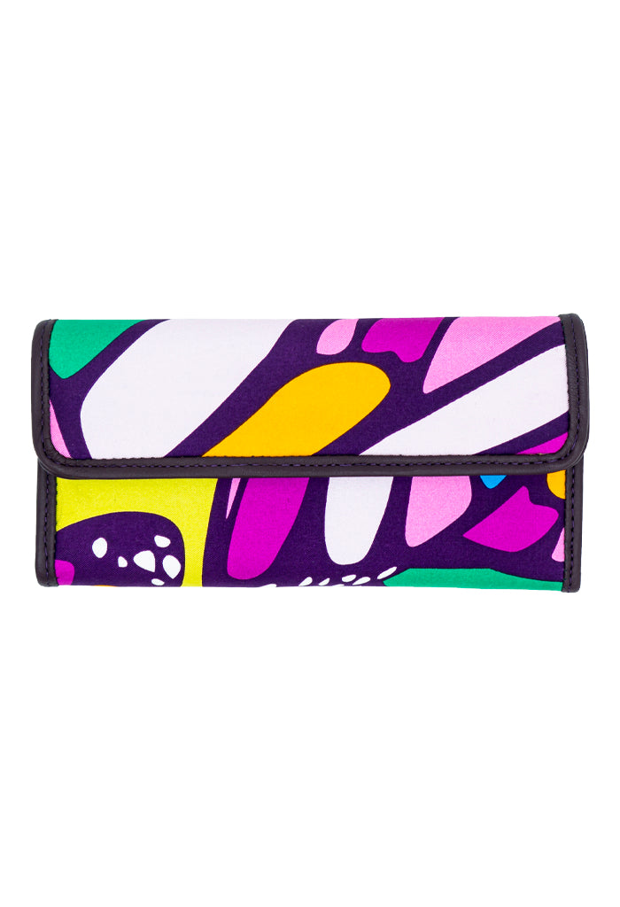 Cartera Bolsillo Mariposa Abstracta