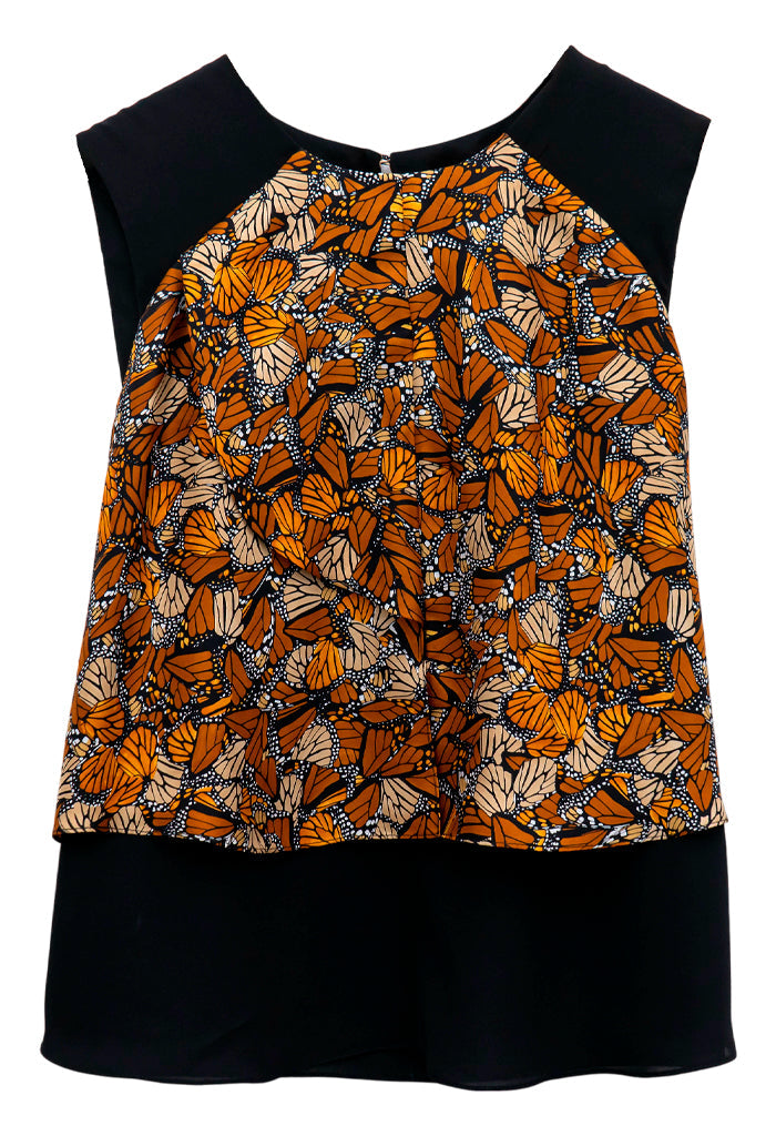 Blusa Pétalos Mariposa Monarca Original