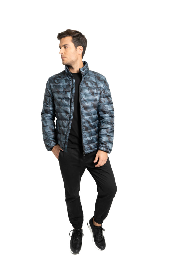 Chamarra México Camouflage Gris