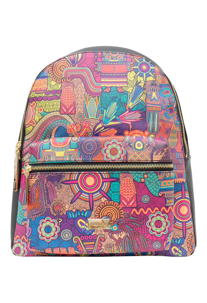 Backpack Nuuk Diosas Mexicas Morado