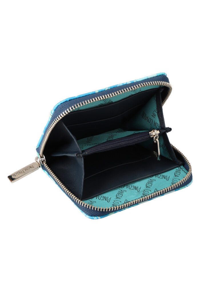 Cartera Chica Mariposa Vitral Turquesa