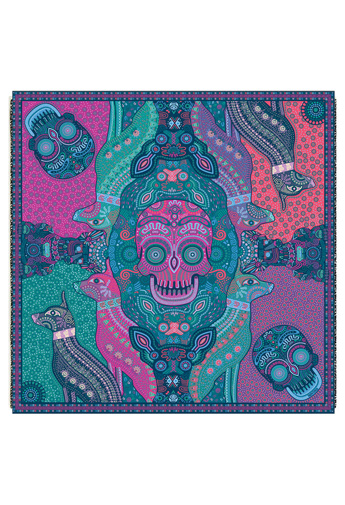 Mascada Día de Muertos Mictlán 90 cm