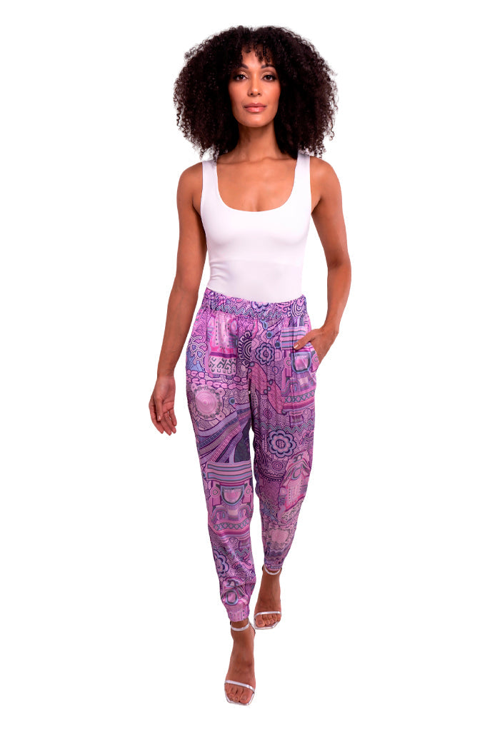 Pantalón Diosas Mexicas Lila