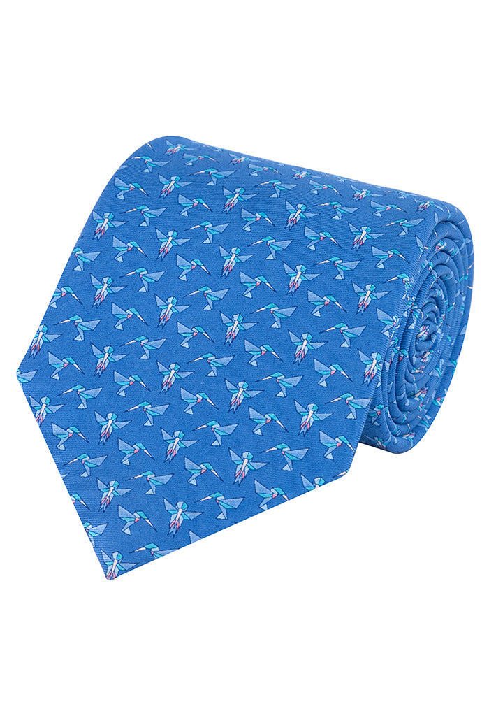 Corbata Colibrí Origami