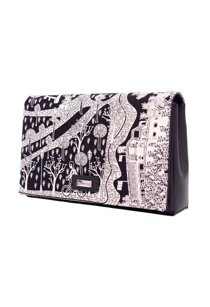 Bolsa Hook Cadena Negro Mi Ciudad Negro